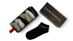 Armani Scented Ankle Socks- Pack of 6 - Original Made In Turkey
