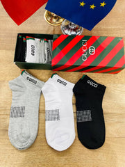 Gucci Scented Ankle Socks- Pack of 6 - Made In Turkey