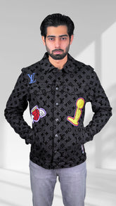 Louis Vuitton Denim Short Down Jacket