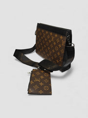 Louis Vuitton Pochette with Strap & Mini Pouch Bag