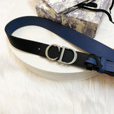 CD 1:1 Grade Genuine Leather Belt with Full Packaging