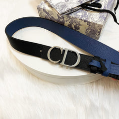CD 1:1 Grade Genuine Leather Belt with Full Packaging