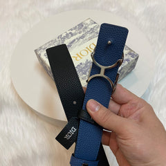 CD 1:1 Grade Genuine Leather Belt with Full Packaging