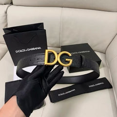 DG 1:1 Grade Genuine Leather Belt with Full Packaging
