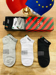 Gucci Scented Ankle Socks- Pack of 6 - Made In Turkey