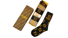 Fendi Scented Crew Socks- Pack of 6 - Original Made In Turkey