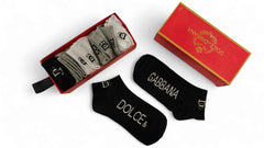 Dolce & Gabbana Scented Ankle Socks- Pack of 6 - Original Made In Turkey