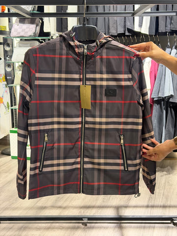Burberry High End Hooded Wind Breaker Jacket