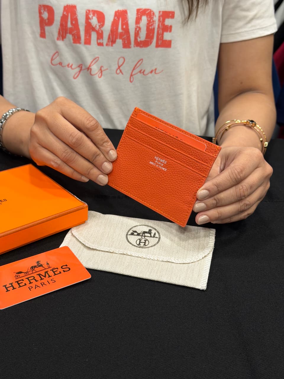 Hermes High End Card Holder with Box