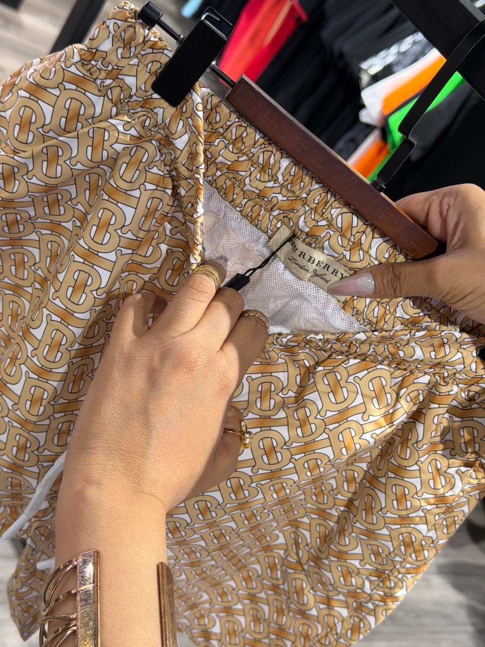 Burberry High End Swim Shorts