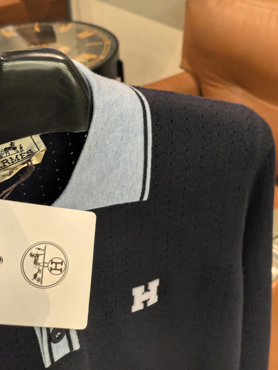 Hermes:1 Grade Super Premium Knitwear Polo Sweatshirt