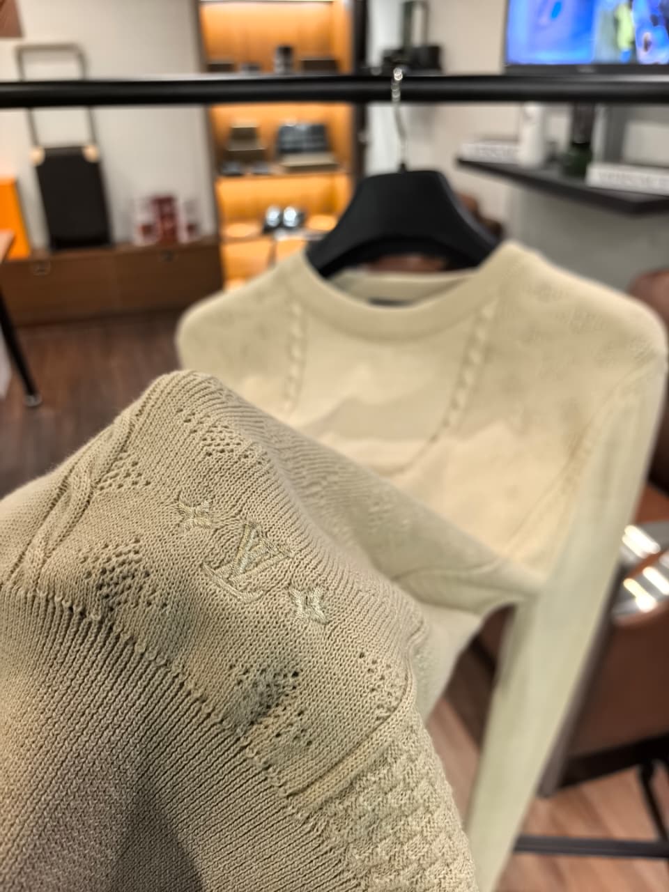 Louis Vuitton 1:1 Super Premium Grade Knitwear Sweatshirt