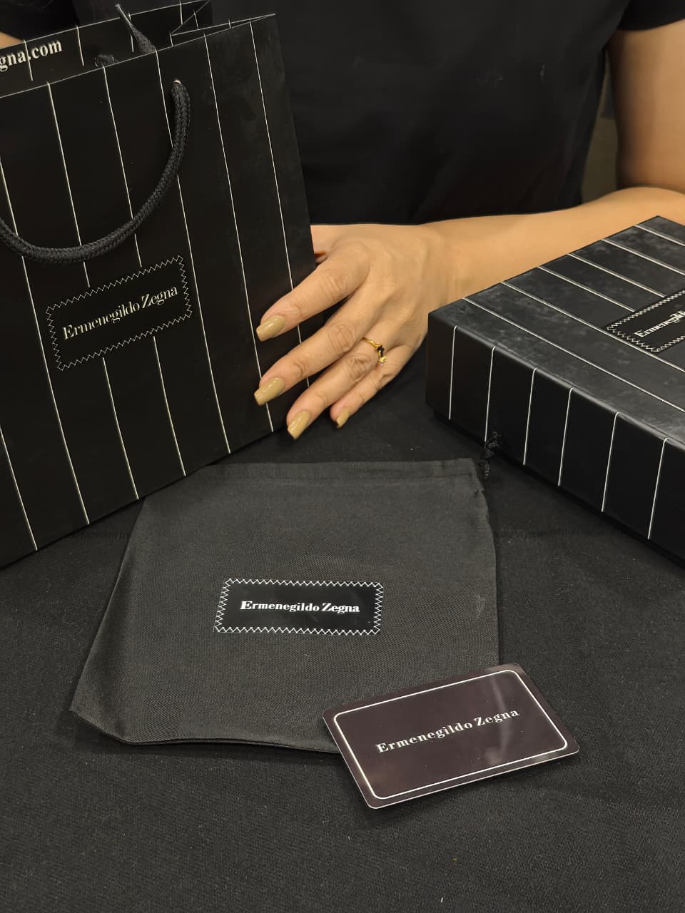 Zegna 1:1 Super Premium Genuine Leather Grade with Complete Box Packging