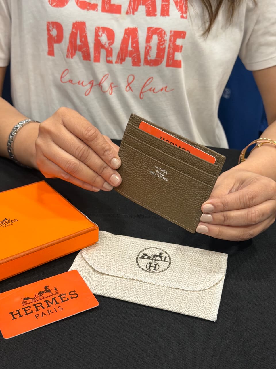 Hermes High End Card Holder with Box