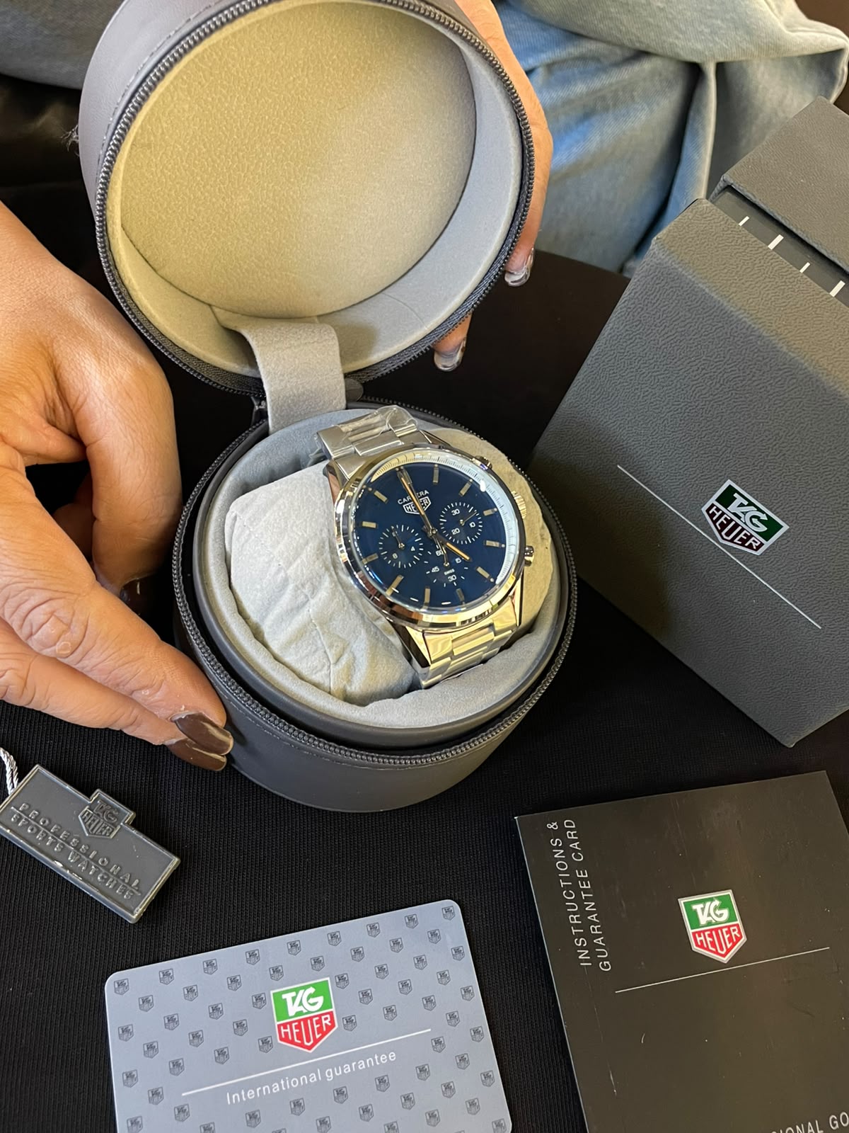 Tag Heuer Monaco AAA Class Steanless Steal Watch with Complete! box Packaging