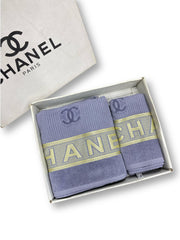 CHANEL Towel Set With Box
