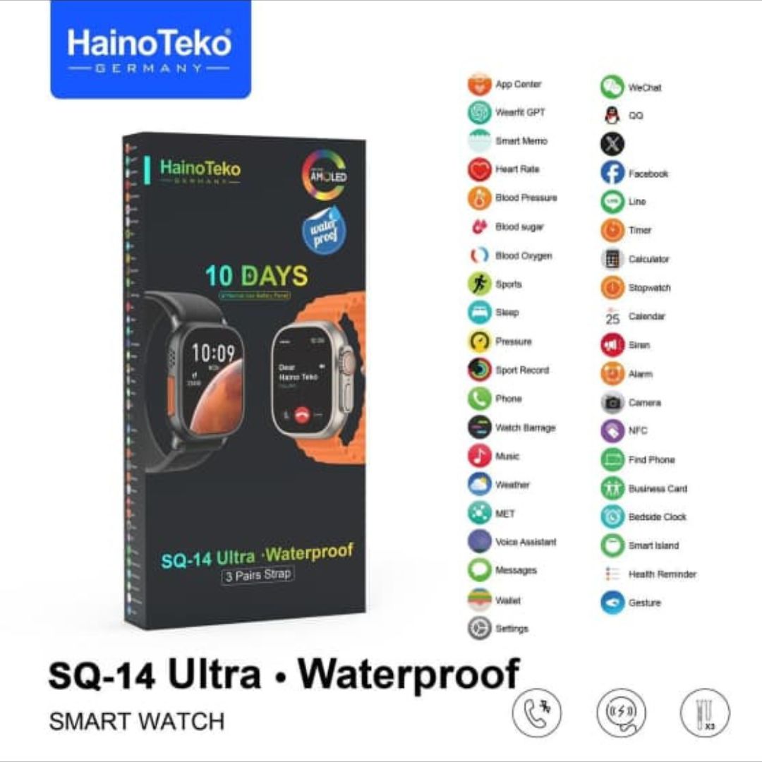 HainoTeko-SQ-14 Ultra WaterProof Smart Watch