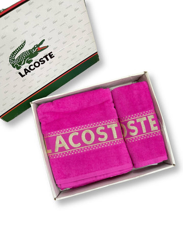 LACOSTE Towel Set With Box