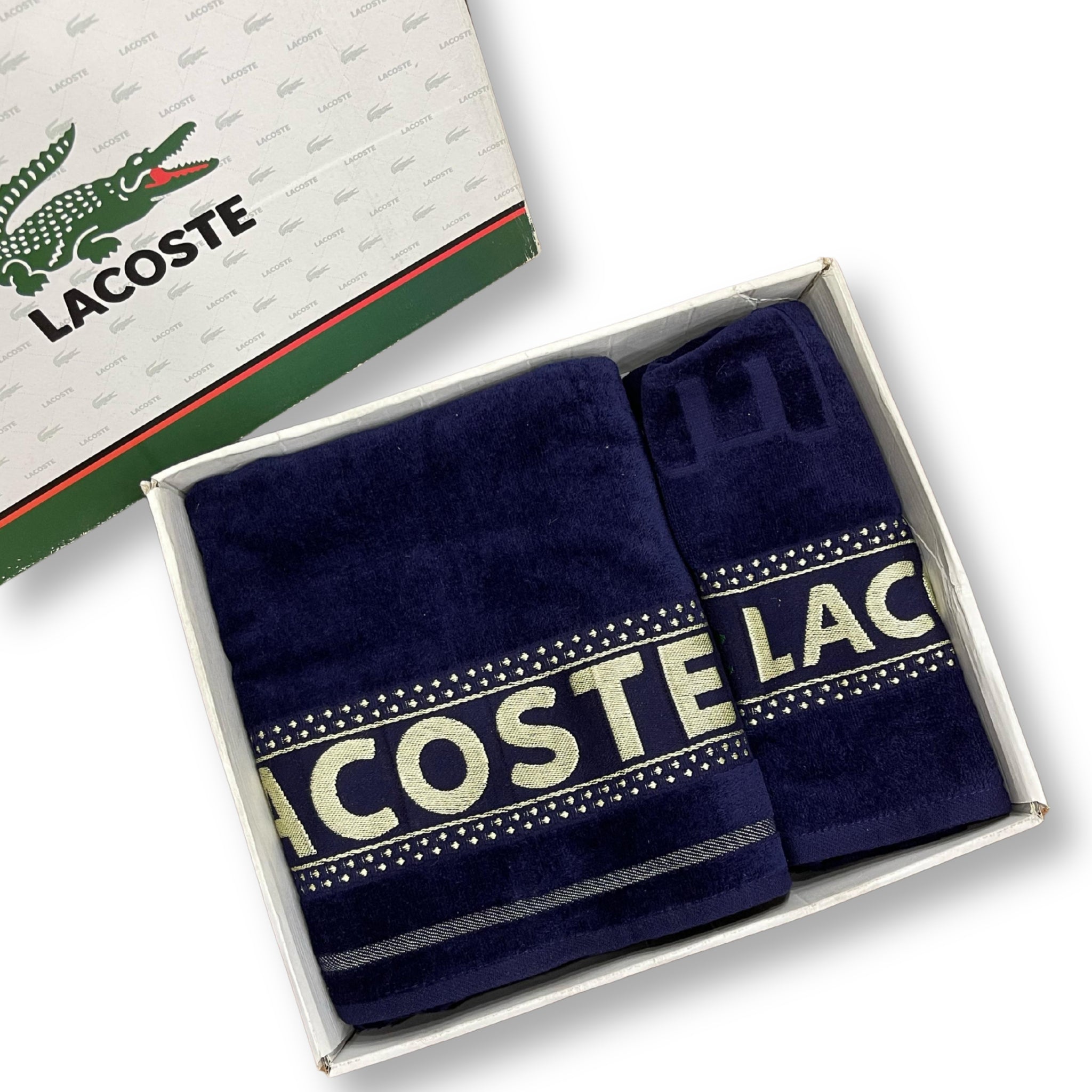 LACOSTE Towel Set With Box
