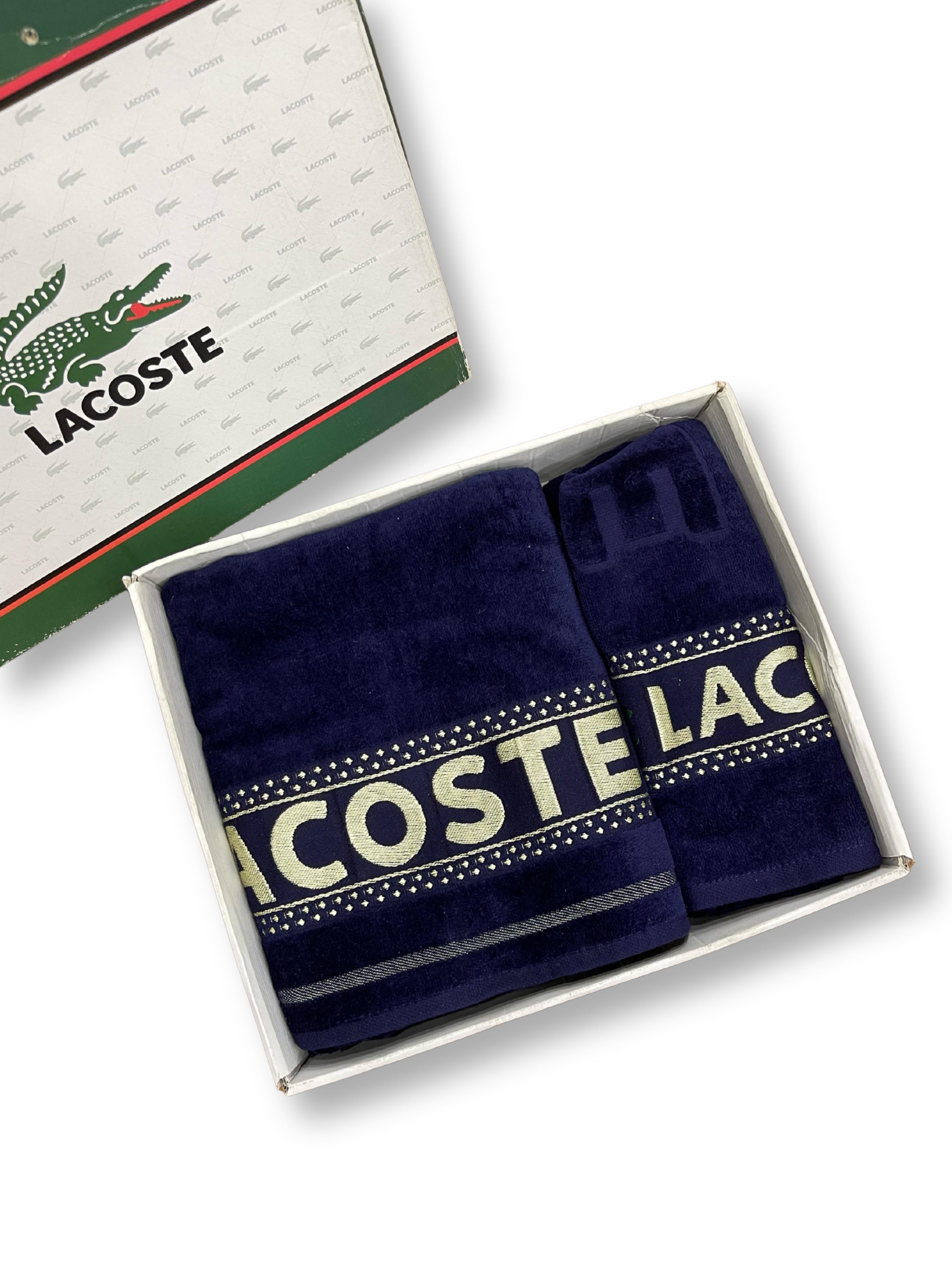 LACOSTE Towel Set With Box