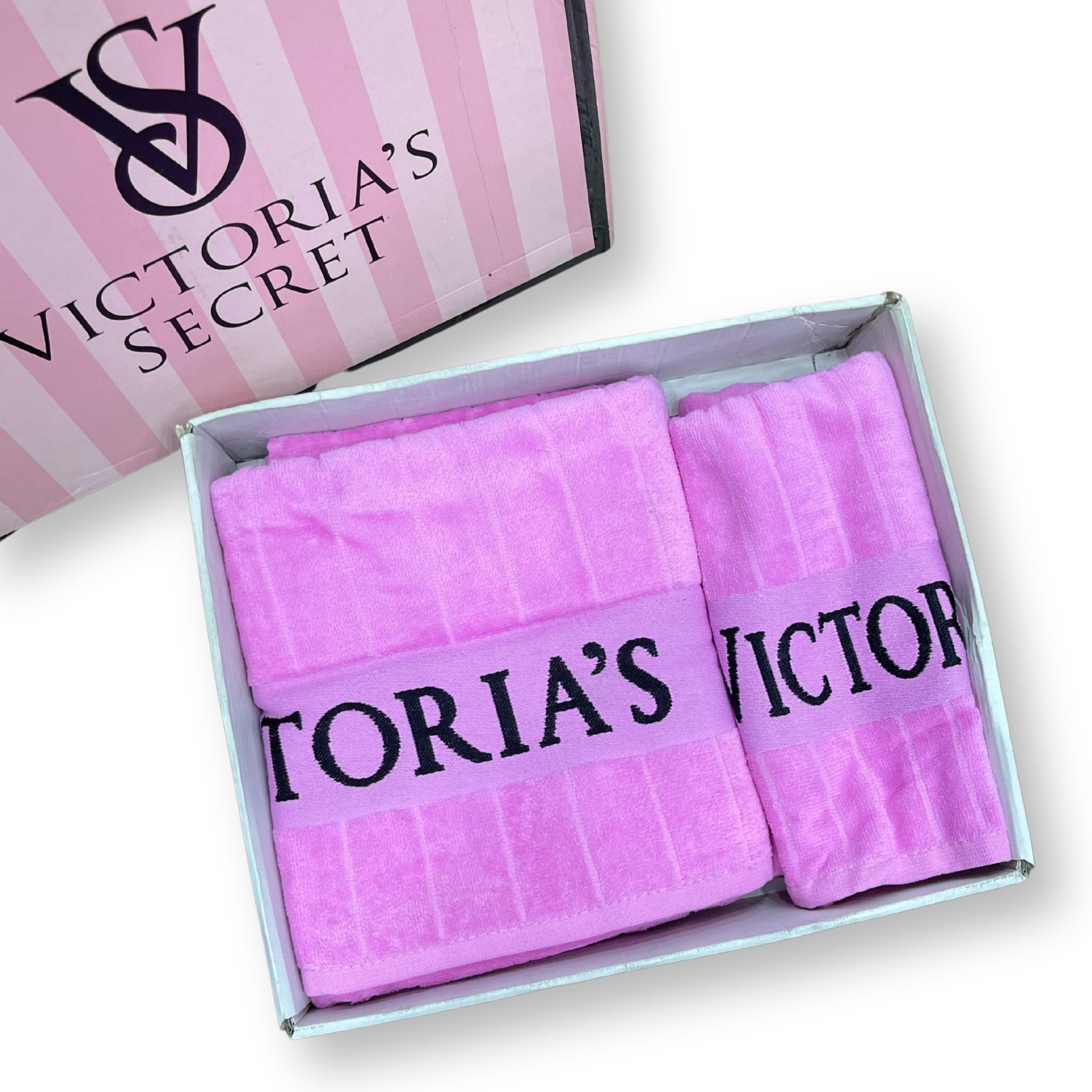 VICTORIA SECRET Towel Set With Box