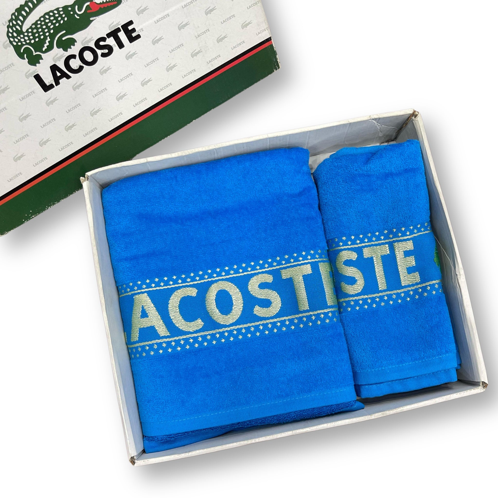 LACOSTE Towel Set With Box