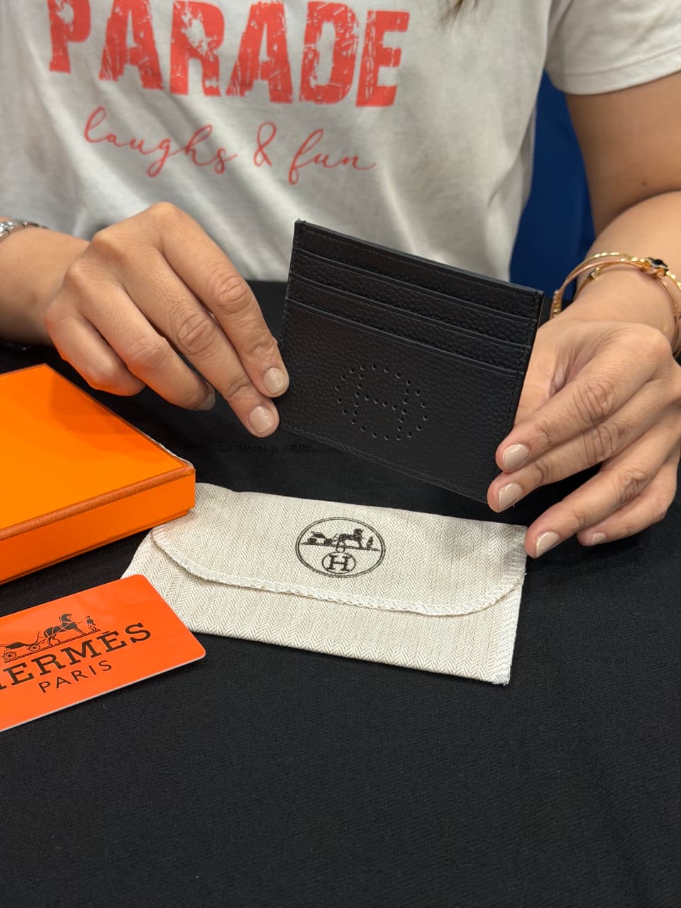 Hermes High End Card Holder with Box