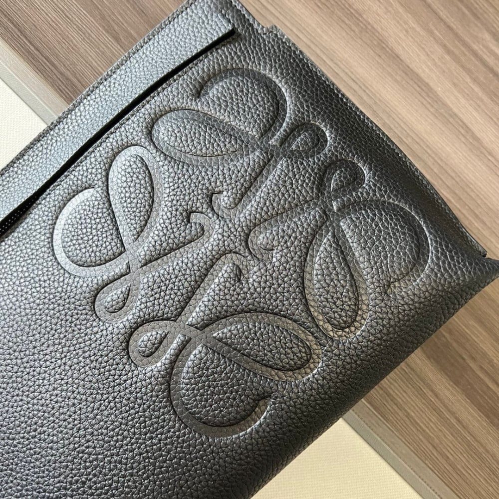 Loewe 1:1 Genuine Leather Super Premium Grade Men's Pouch with full Packaging