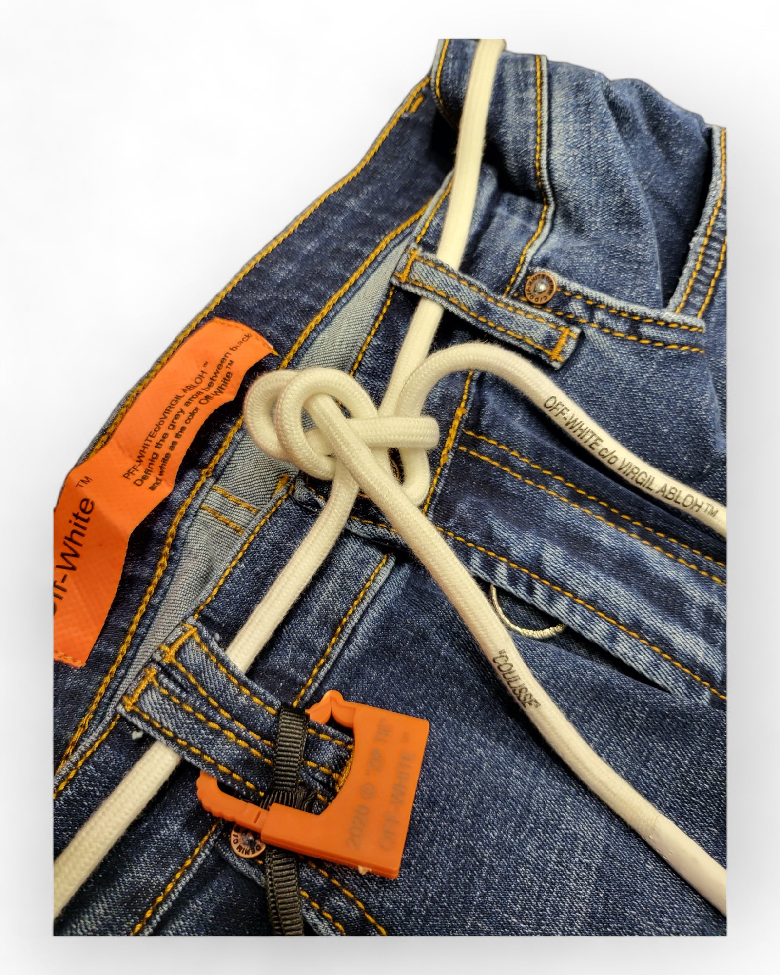 Off White Men's Slim Fit Jeans