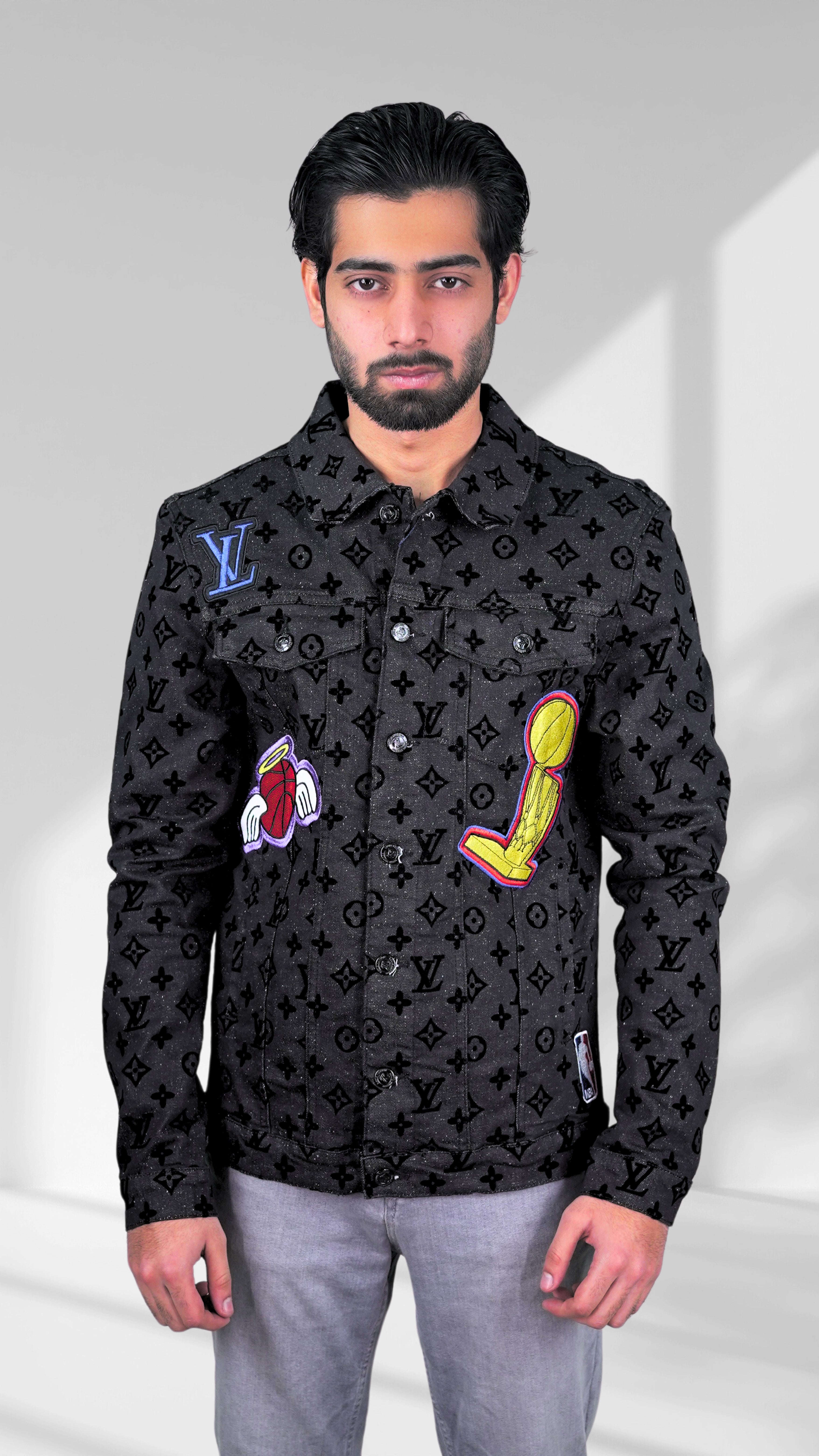 Louis Vuitton Denim Short Down Jacket