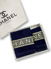 CHANEL Towel Set With Box