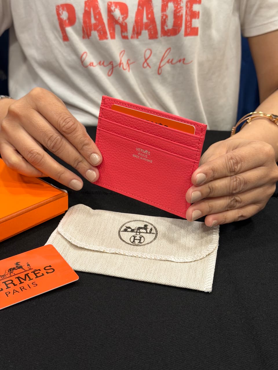 Hermes High End Card Holder with Box