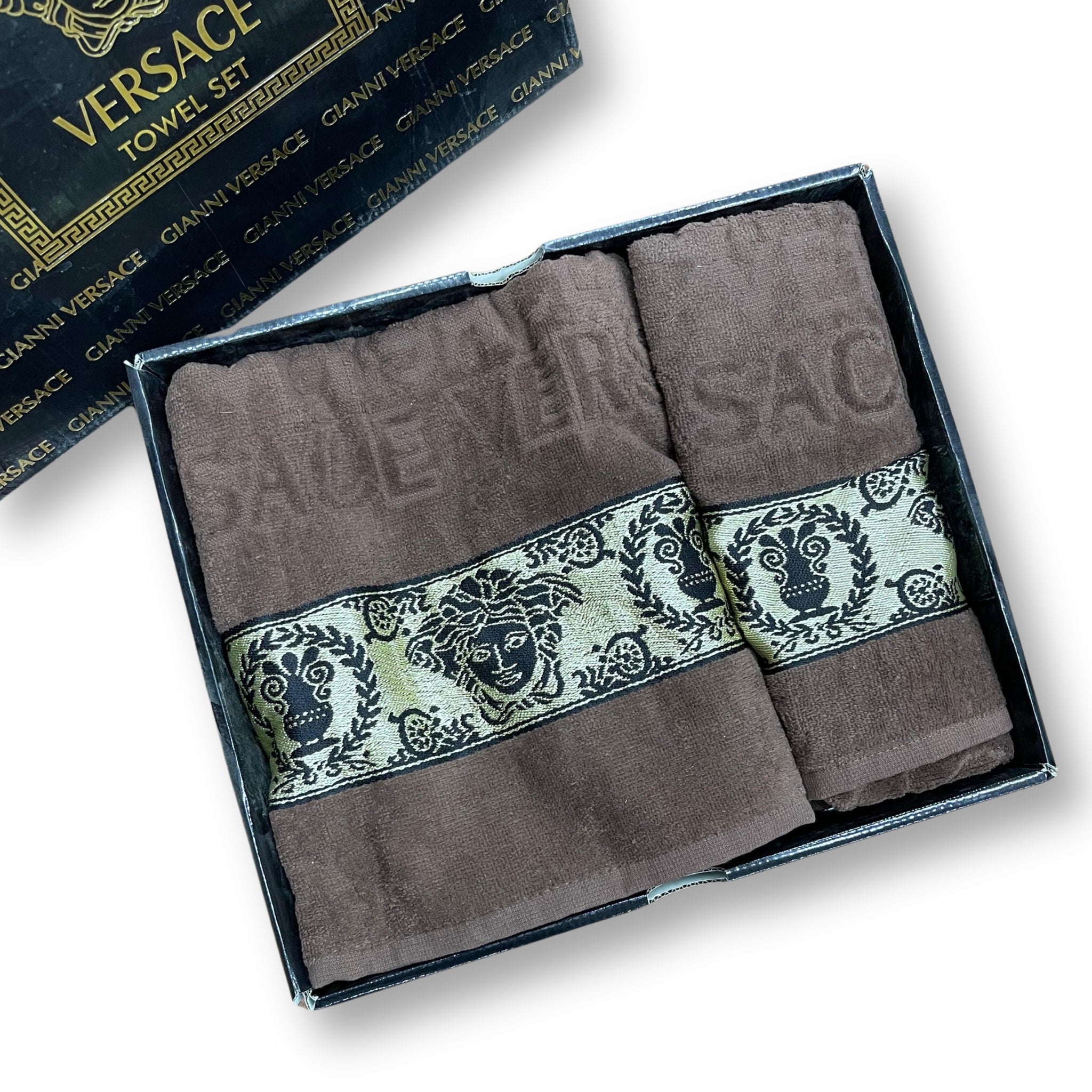VERSACE Towel Set With Box