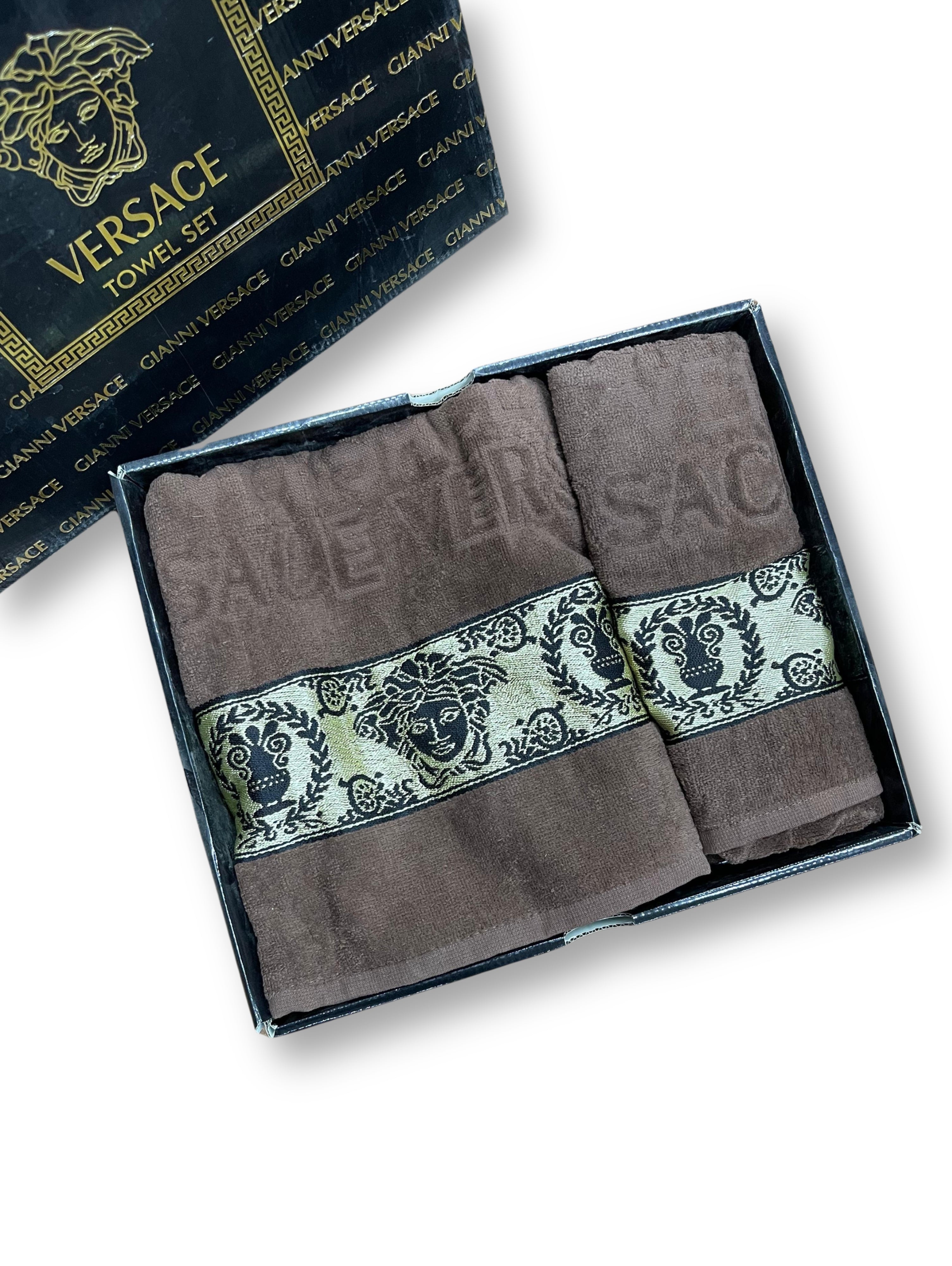 VERSACE Towel Set With Box
