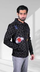 Louis Vuitton Denim Short Down Jacket