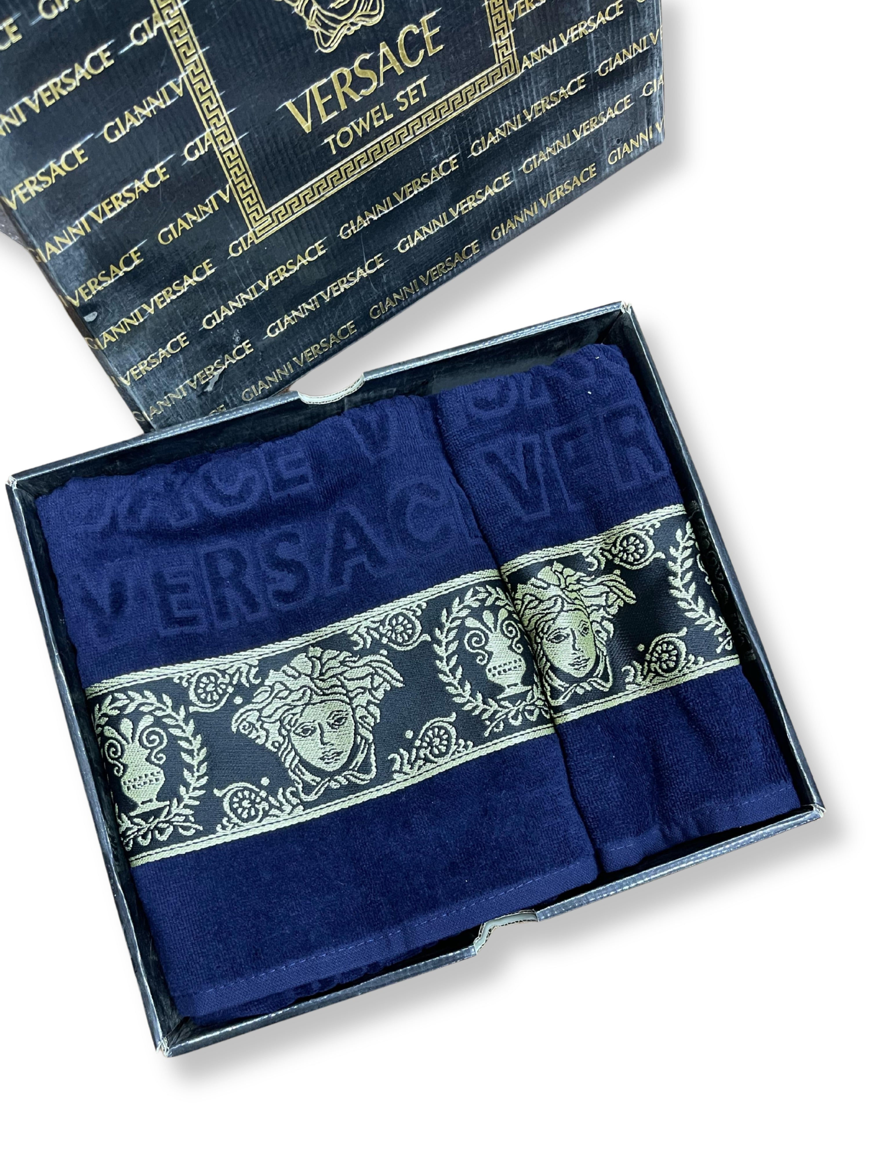 VERSACE Towel Set With Box