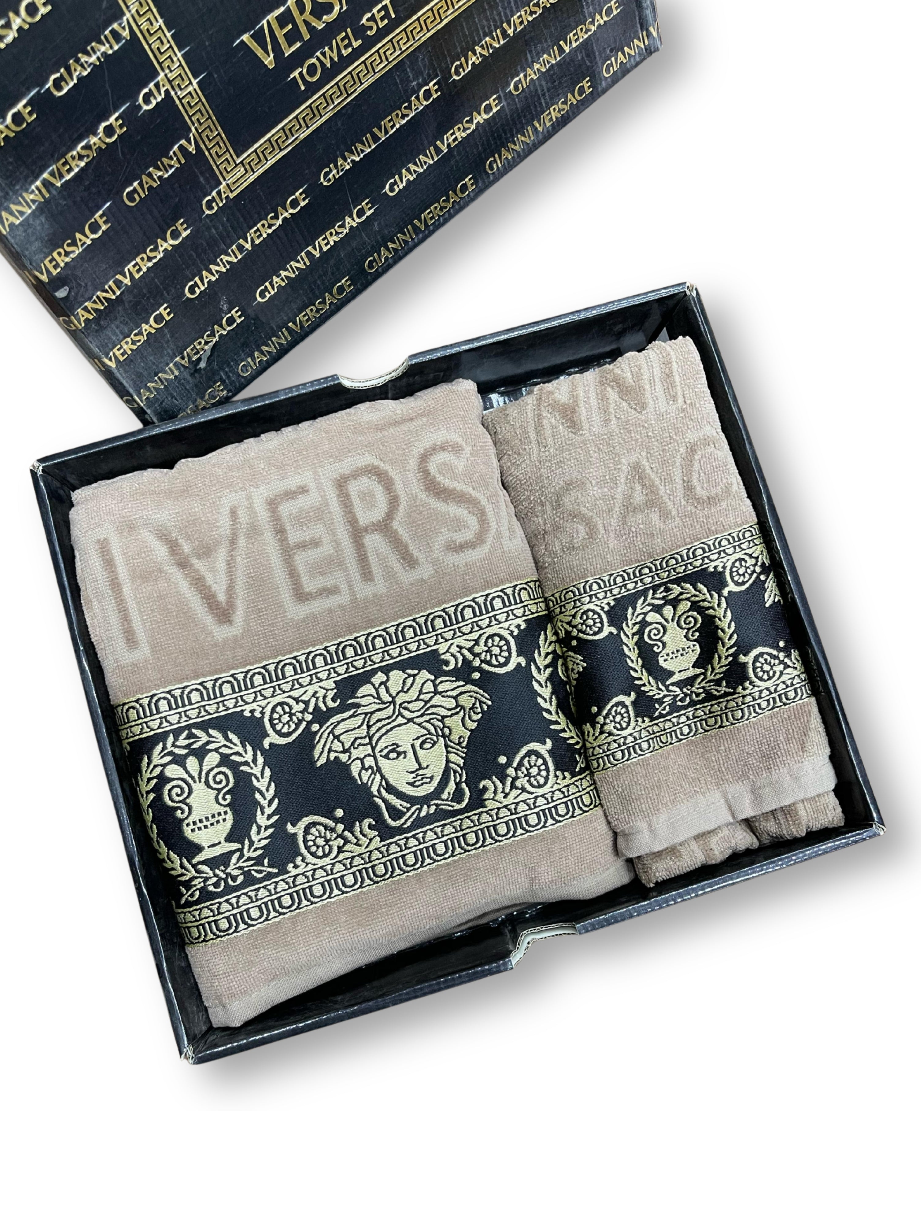 VERSACE Towel Set With Box