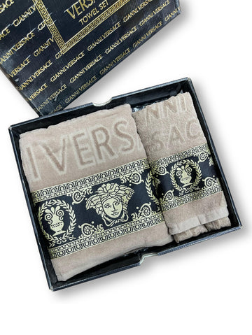 VERSACE Towel Set With Box