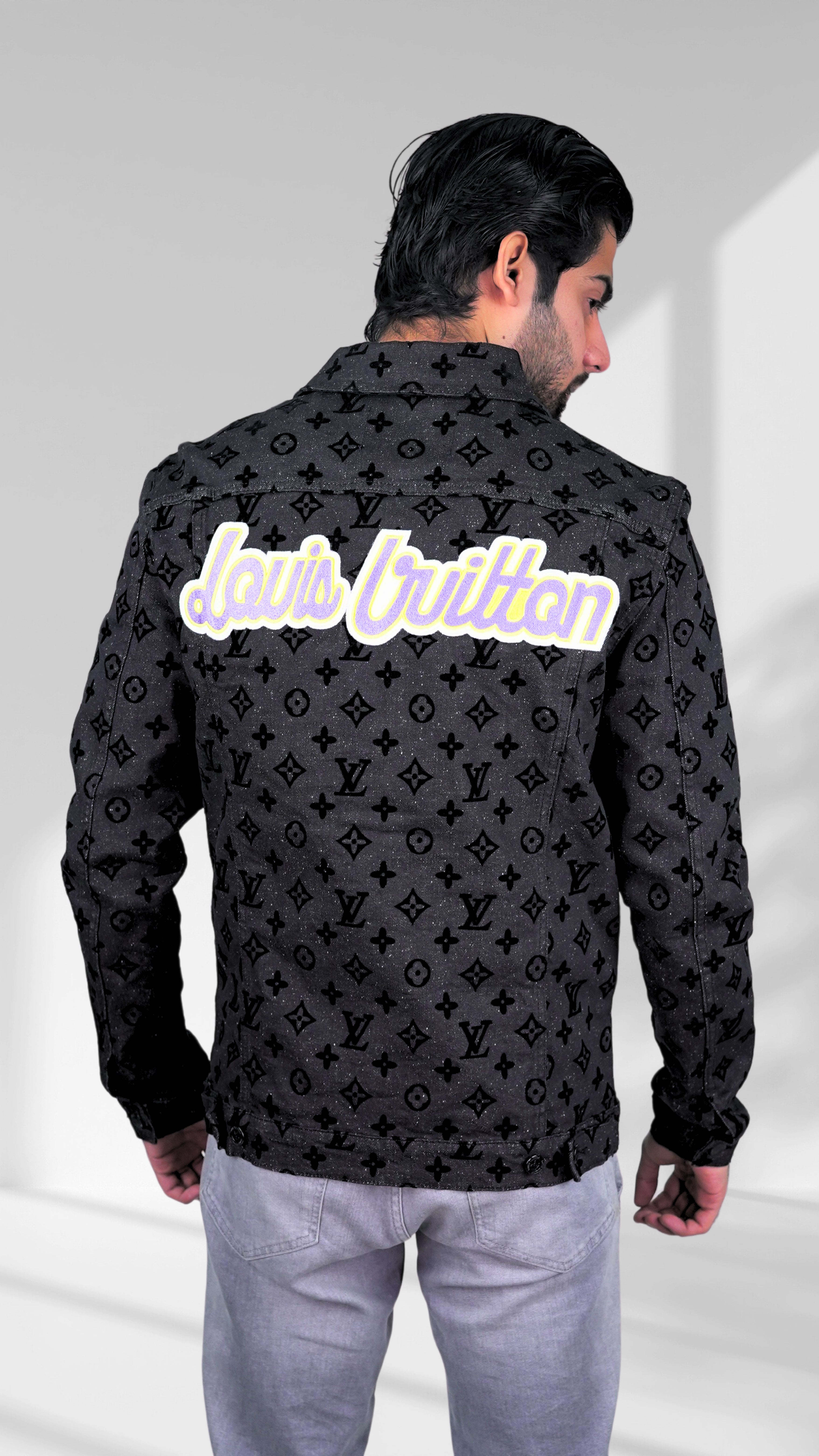 Louis Vuitton Denim Short Down Jacket