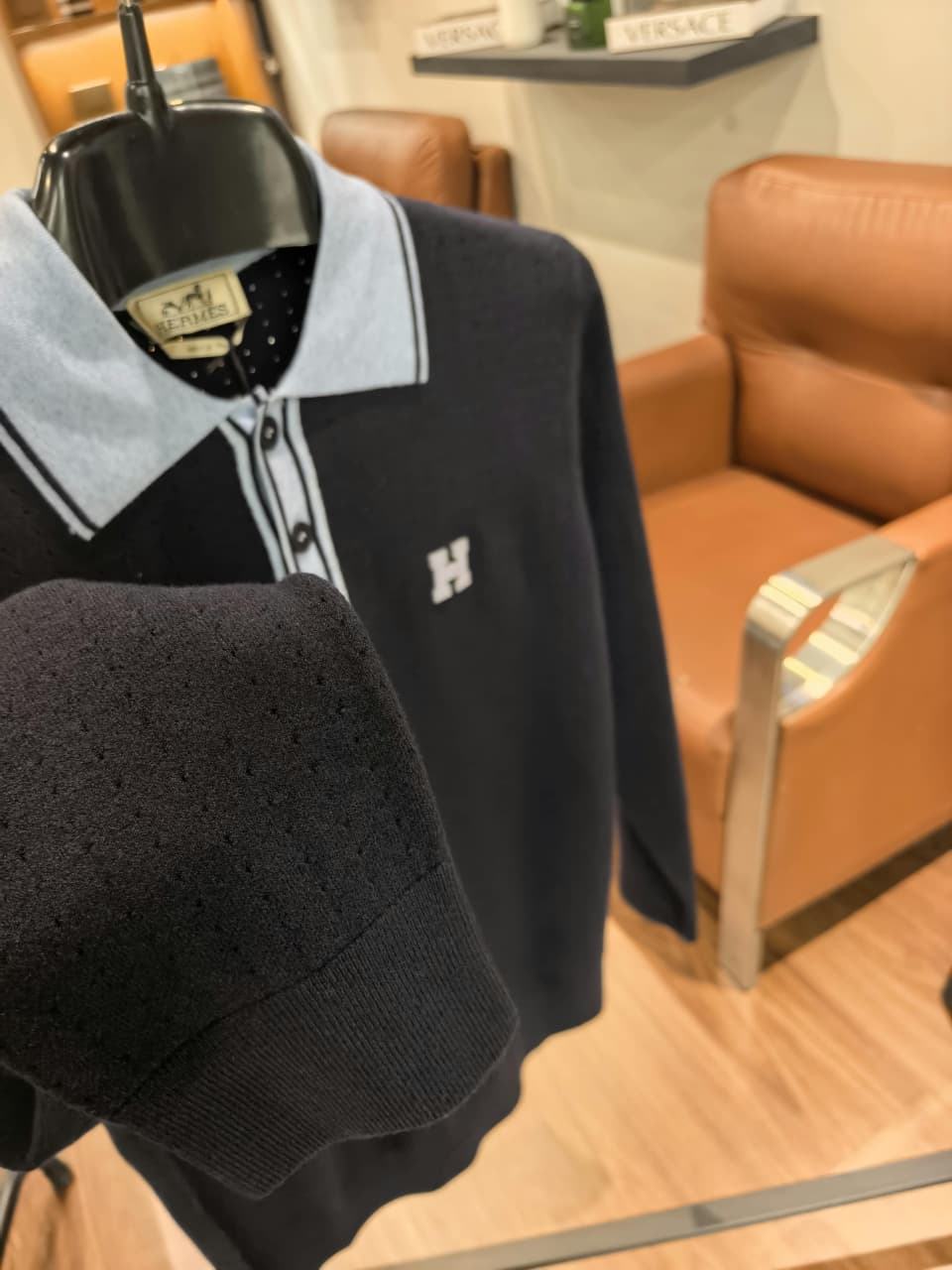 Hermes:1 Grade Super Premium Knitwear Polo Sweatshirt