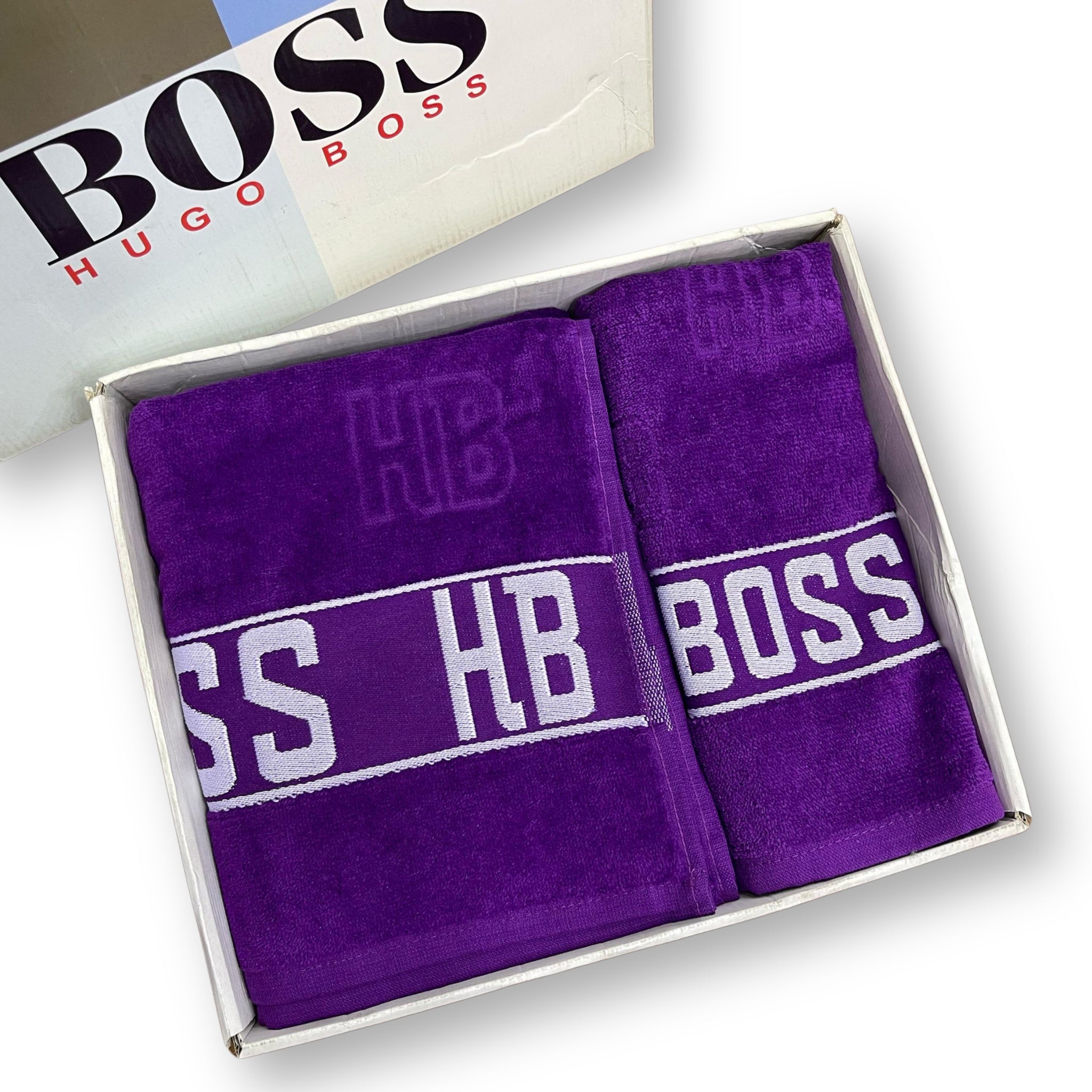 HUGO BOSS Towel Set With Box