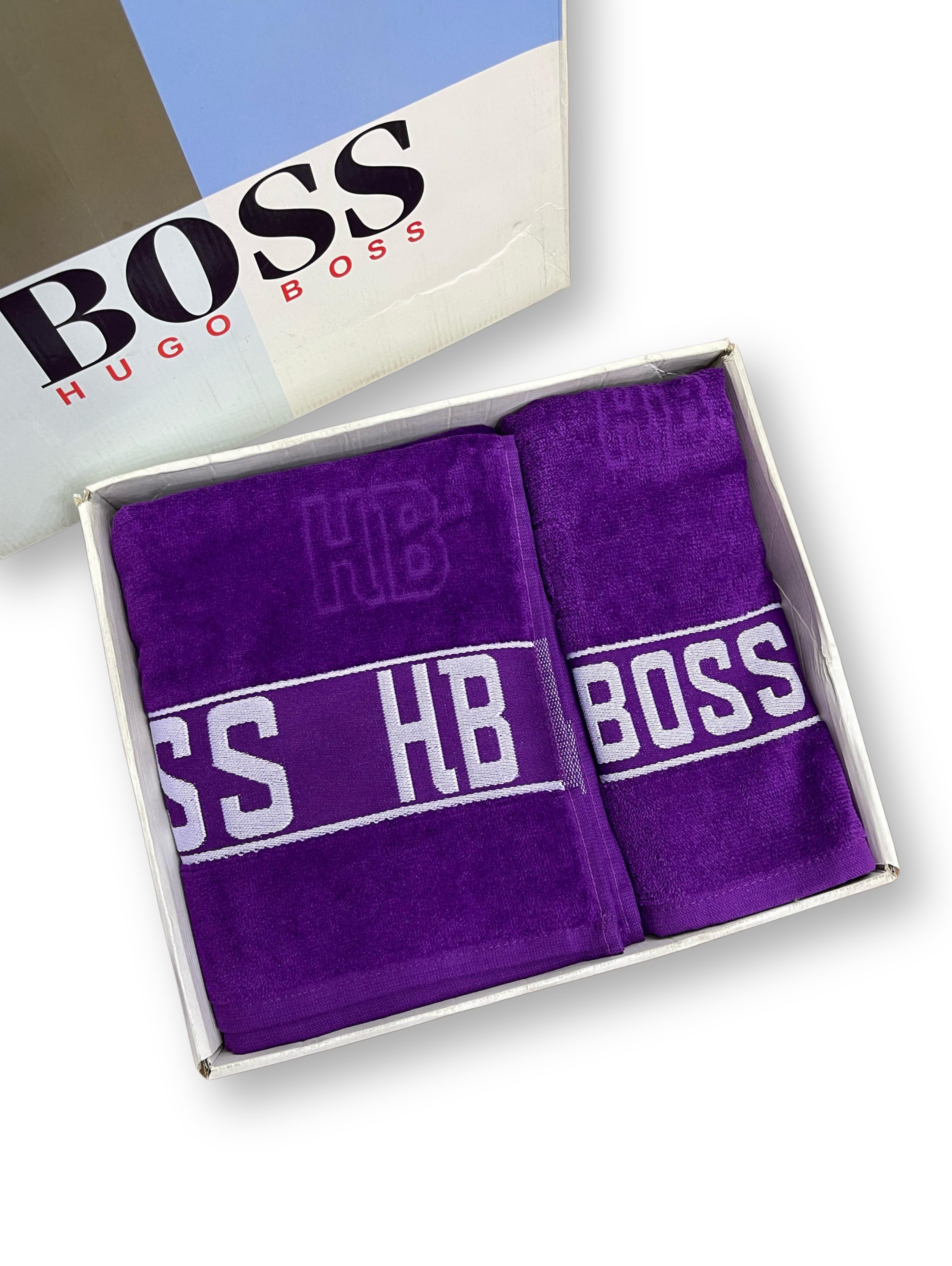 HUGO BOSS Towel Set With Box
