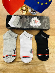 Moncler Scented Ankle Socks- Pack of 6 - Made In Turkey
