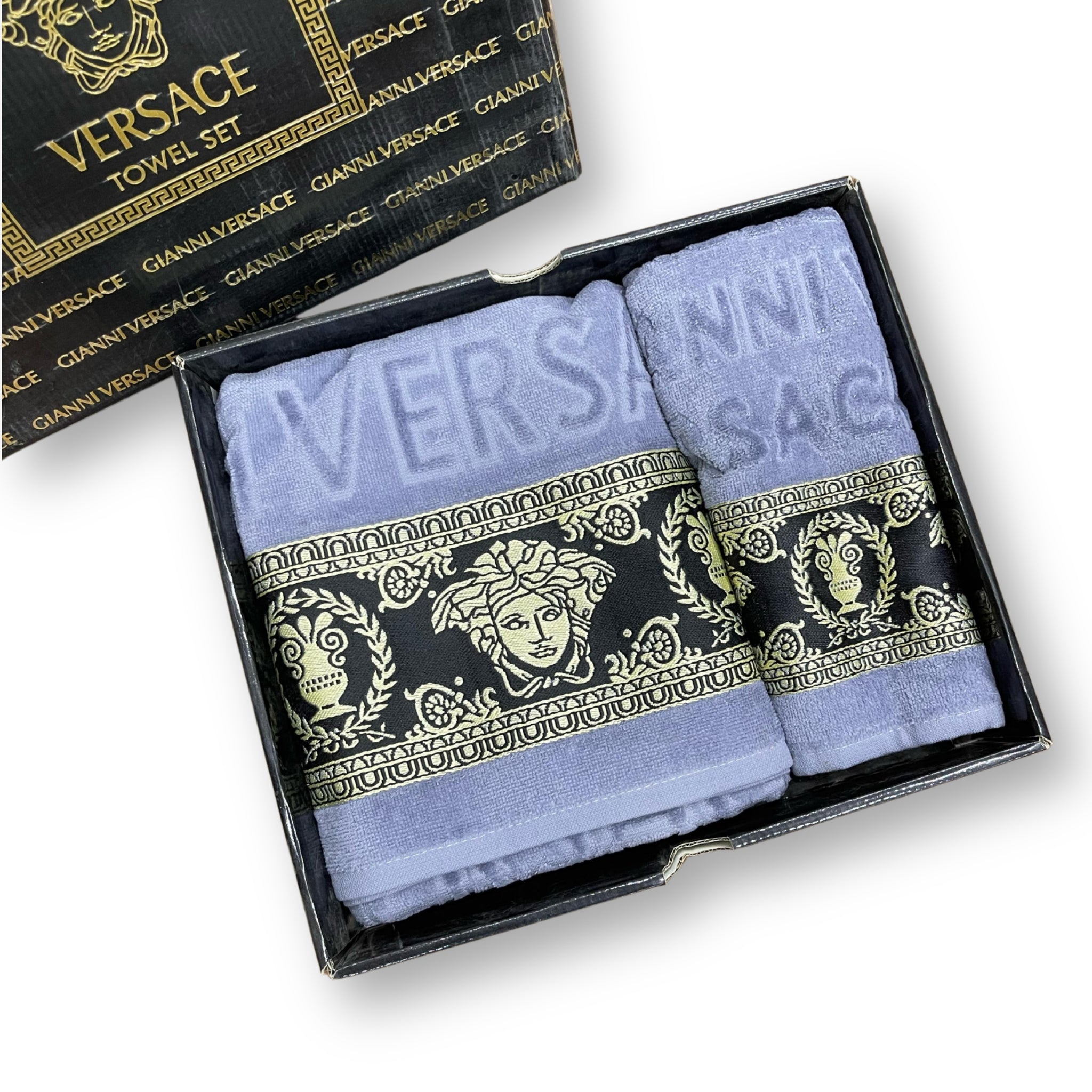 VERSACE Towel Set With Box