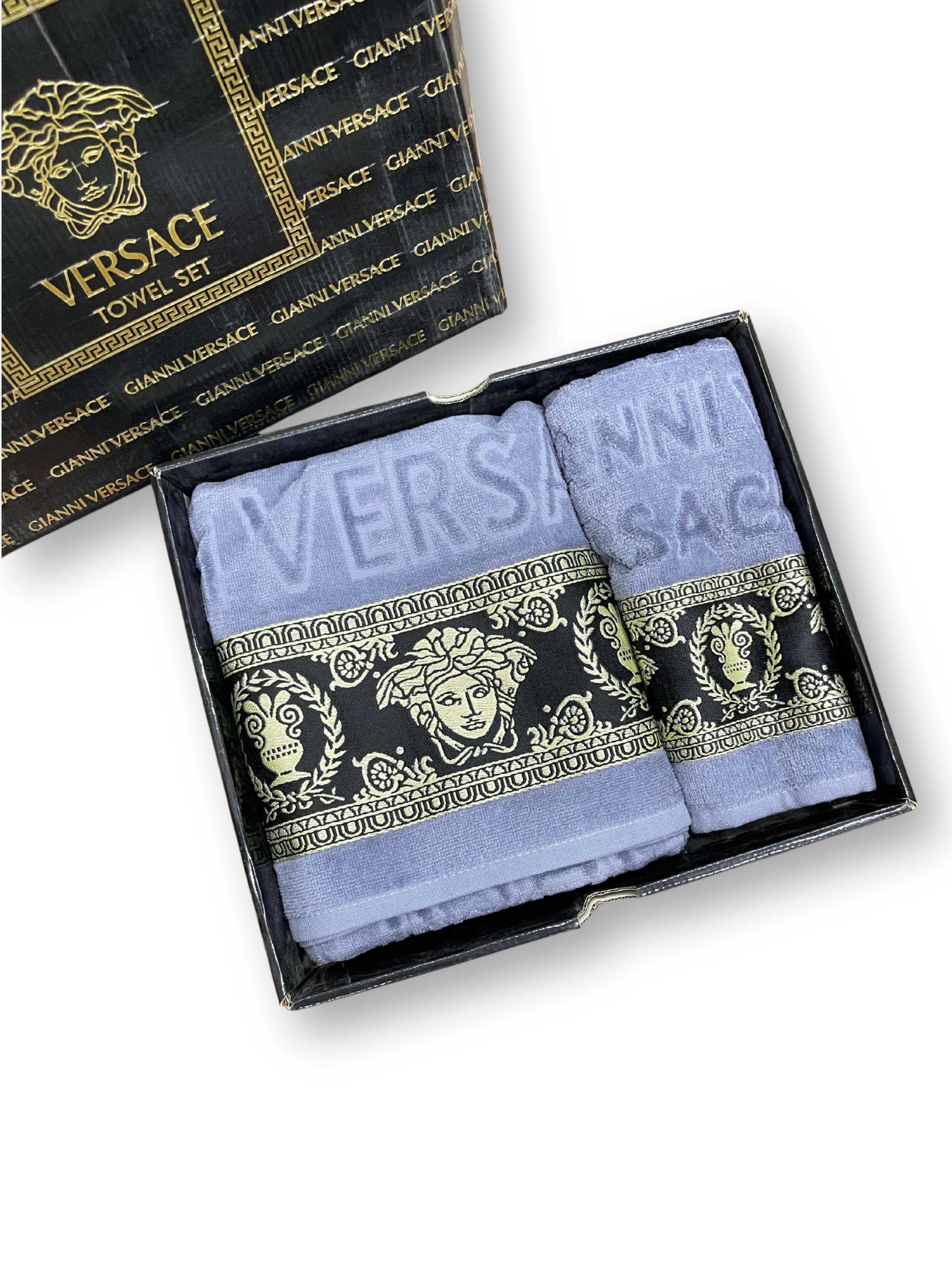 VERSACE Towel Set With Box