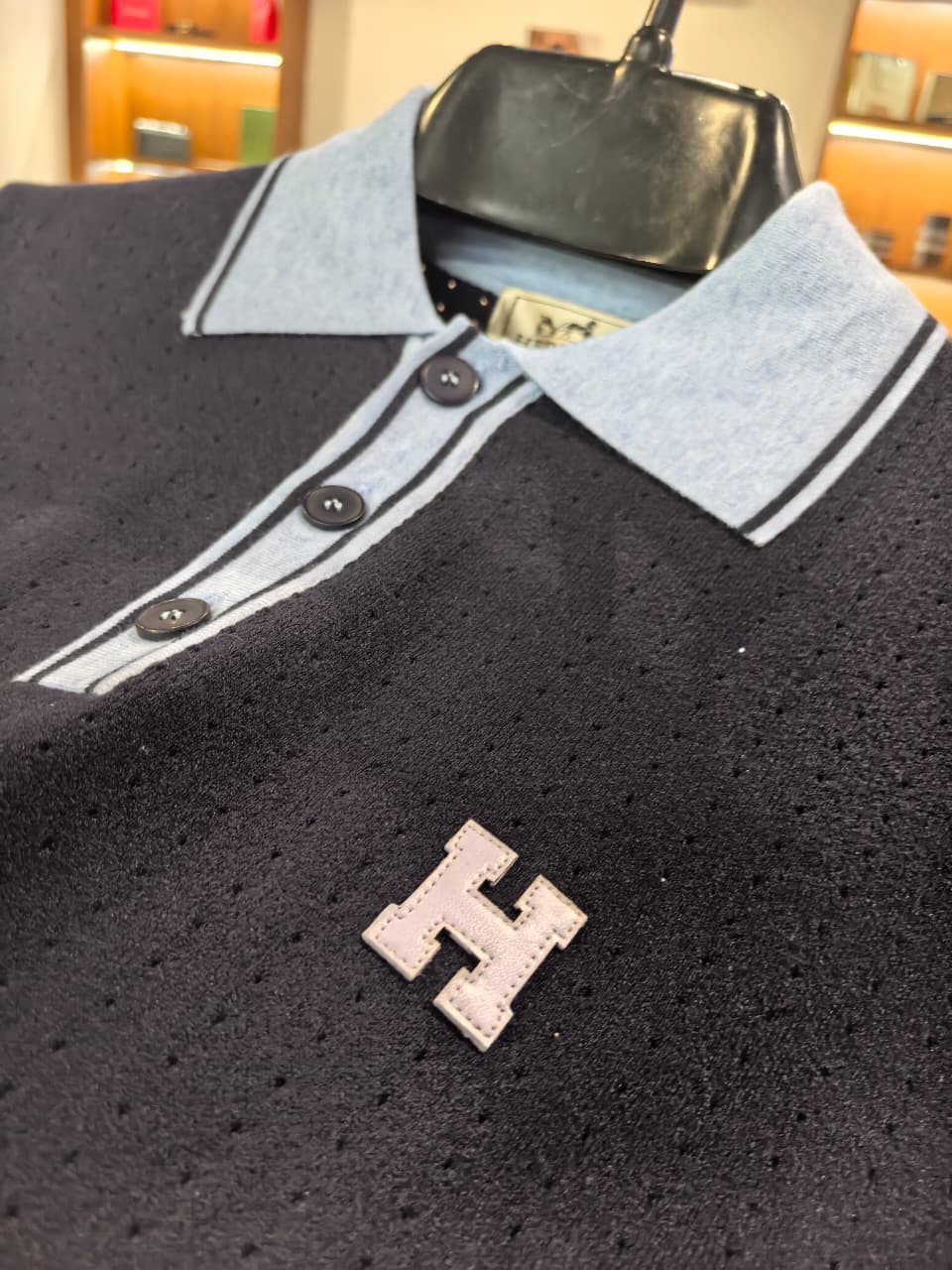 Hermes:1 Grade Super Premium Knitwear Polo Sweatshirt