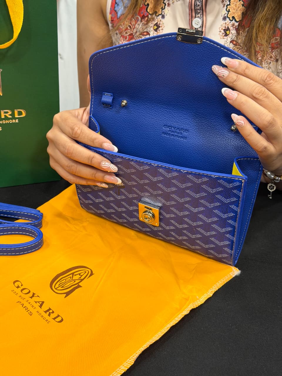Goyard Pouch Bag with Hand Carry Bag