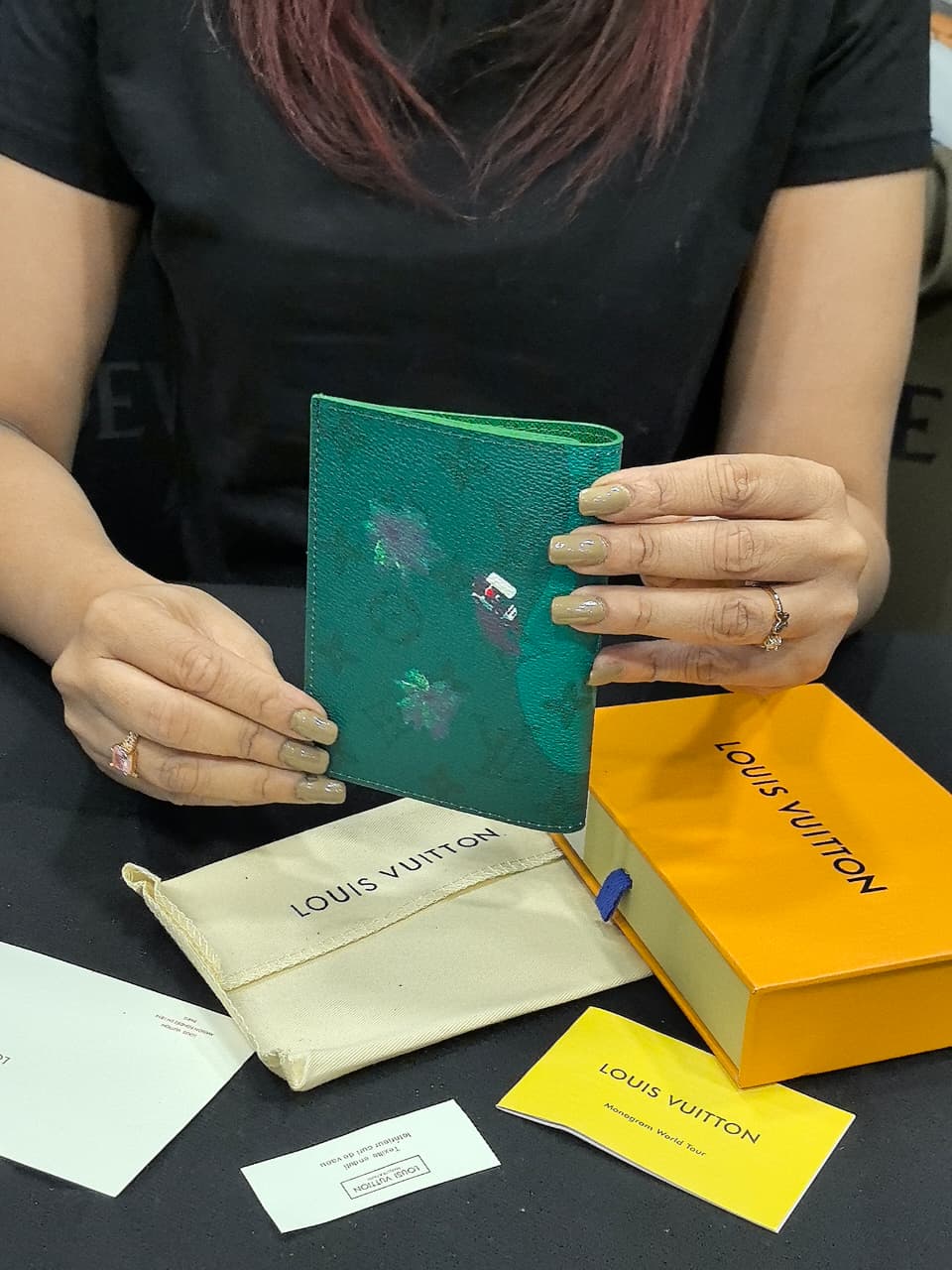 Louis Vuitton Passport wallet with box