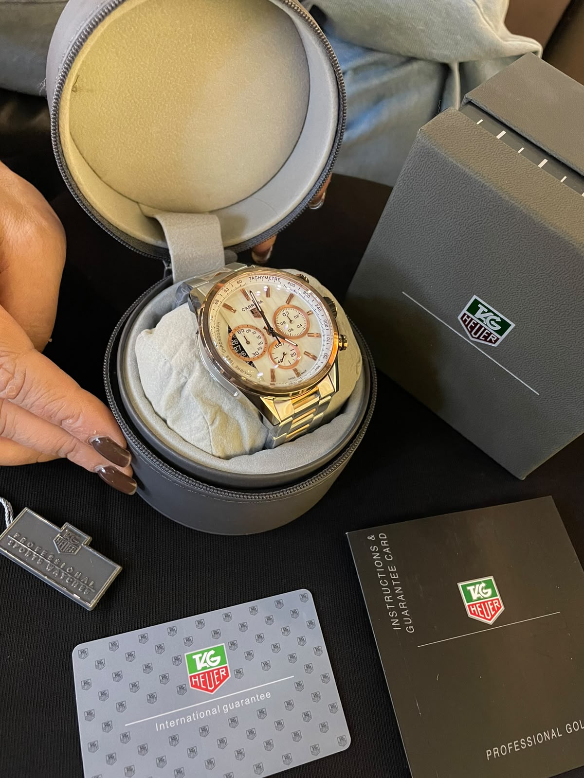 Tag Heuer Monaco AAA Class Steanless Steal Watch with Complete! box Packaging