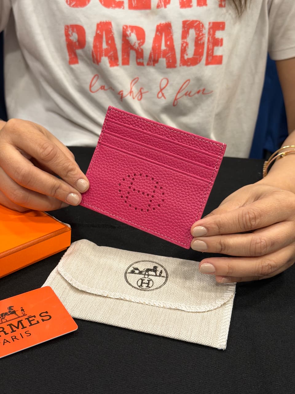 Hermes High End Card Holder with Box